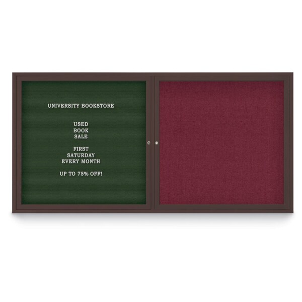 Corkboard, Rubber/Black, 72"x48"